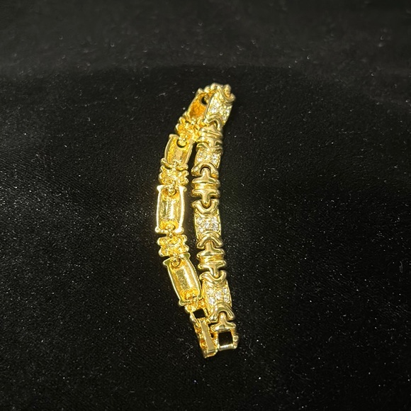 #14 Vintage Joan Rivers Bracelet w Round Cubic Zirconia, 7", Signed Never Worn - Picture 4 of 10